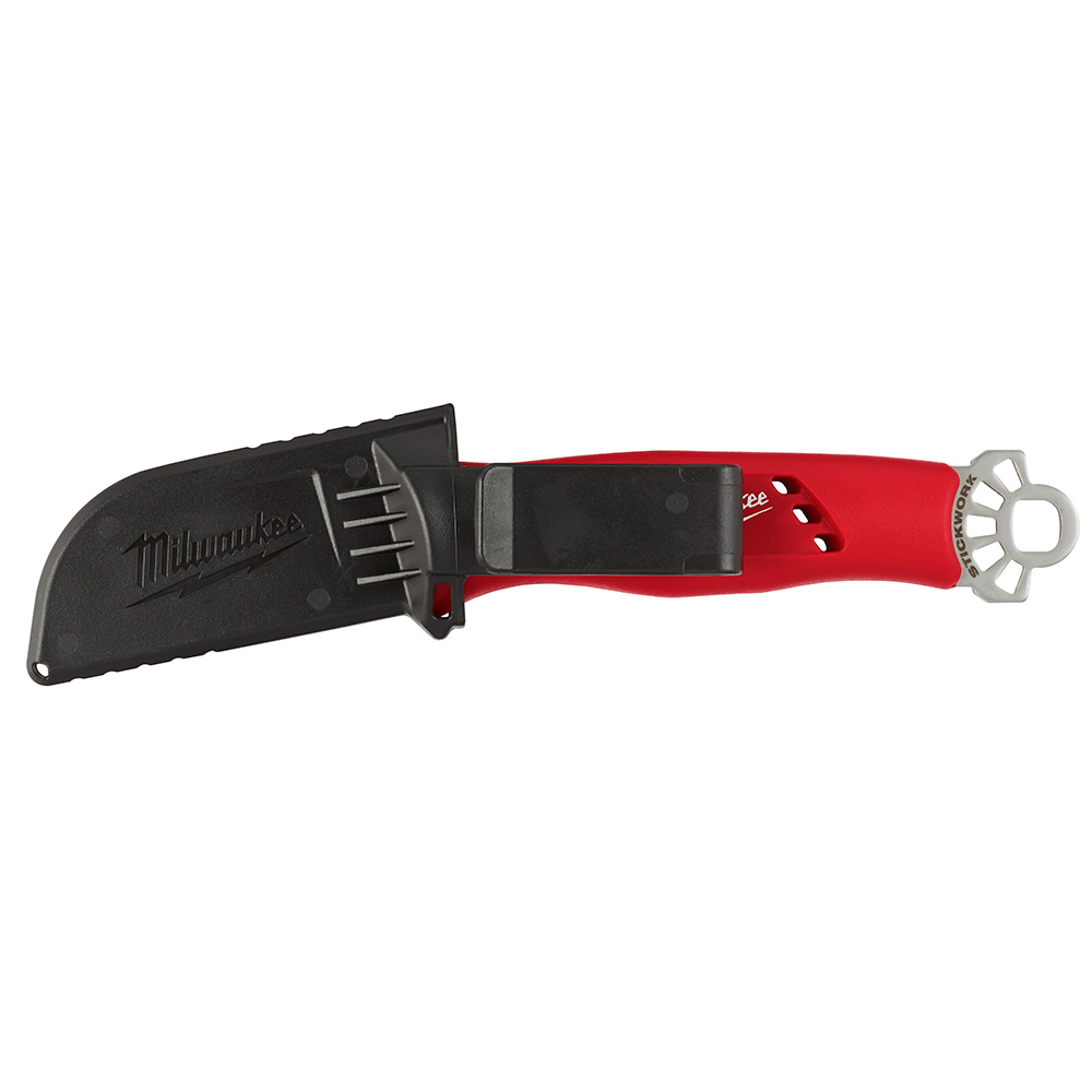 LINEMAN's Blunt Tip HAWKBILL Knife W STICKWORK Three-in-One Ring