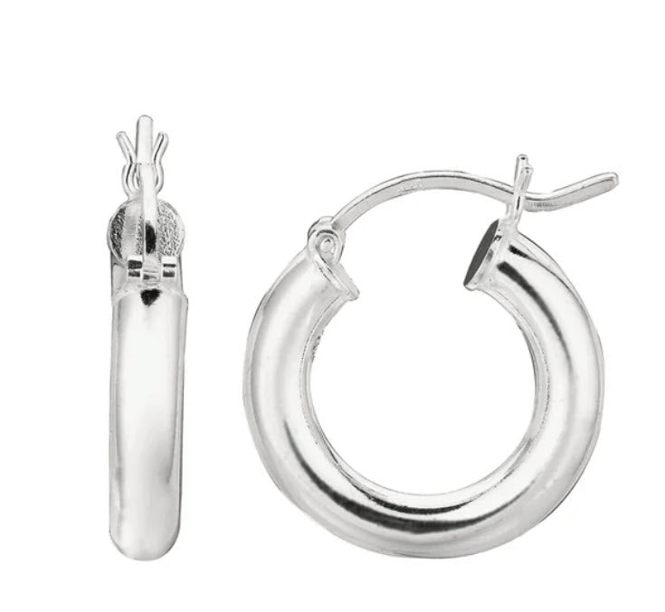 Hamilton Sterling Silver Hoop Earrings