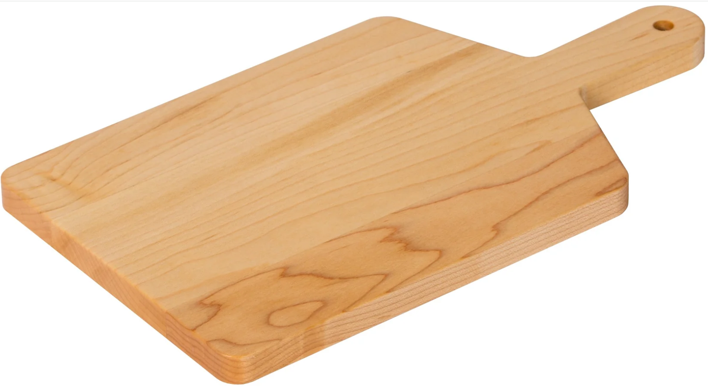 Rectangle Handle Cheese Board, Maple
