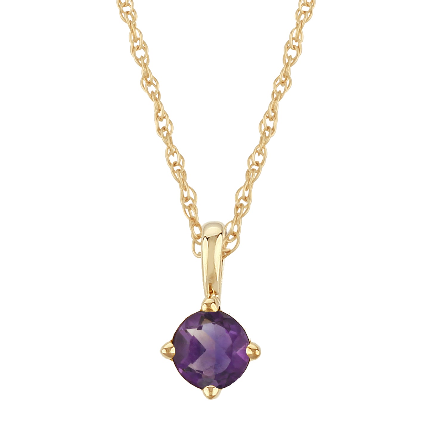 Petite birthstone pendant