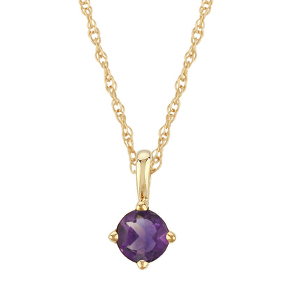 Petite birthstone pendant