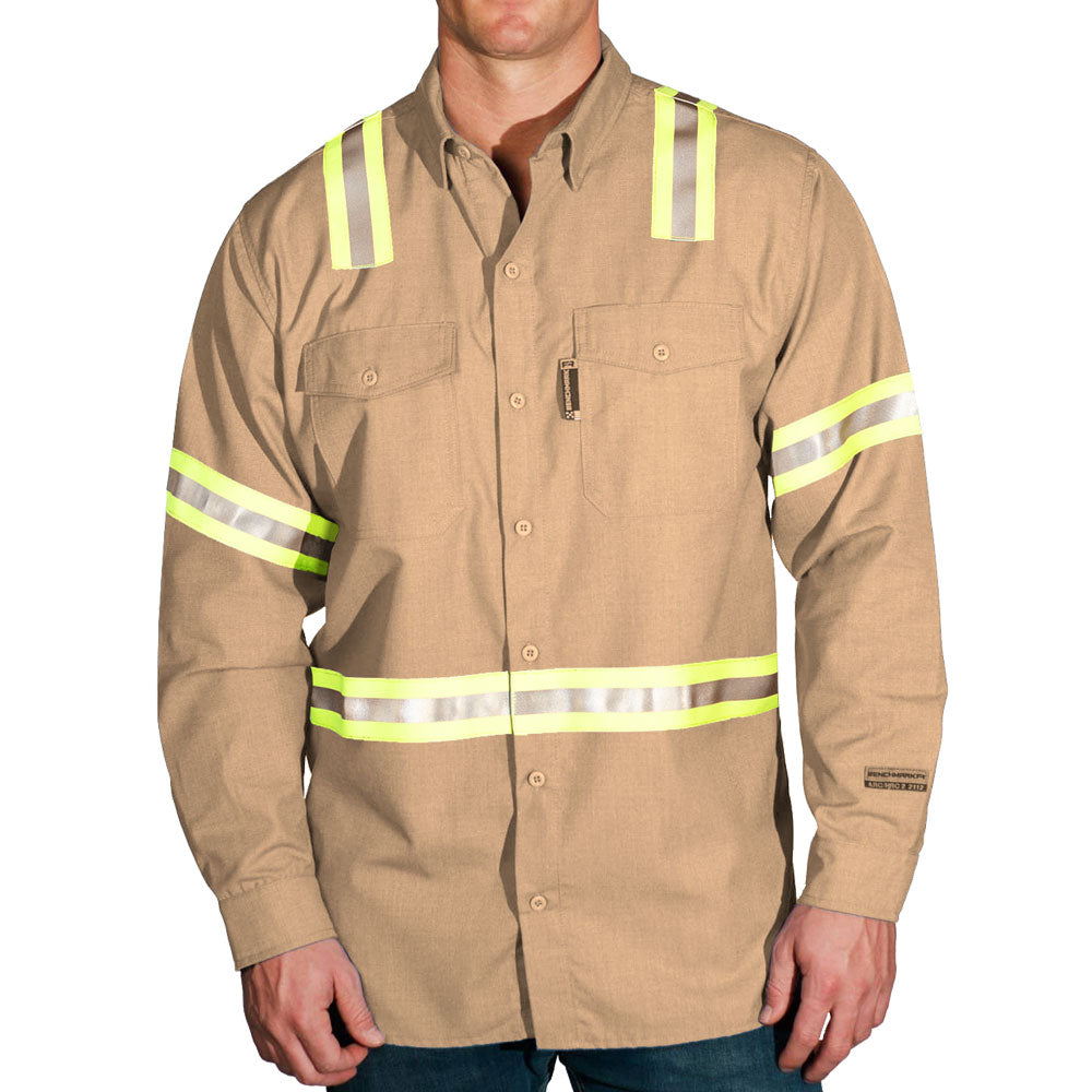 "Silver Bullet" FR Shirt with YSY Reflective Striping