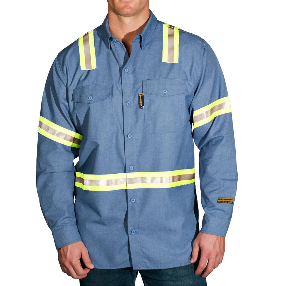 "Silver Bullet" FR Shirt with YSY Reflective Striping