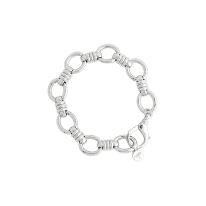 Silver Neptune Chain Bracelet