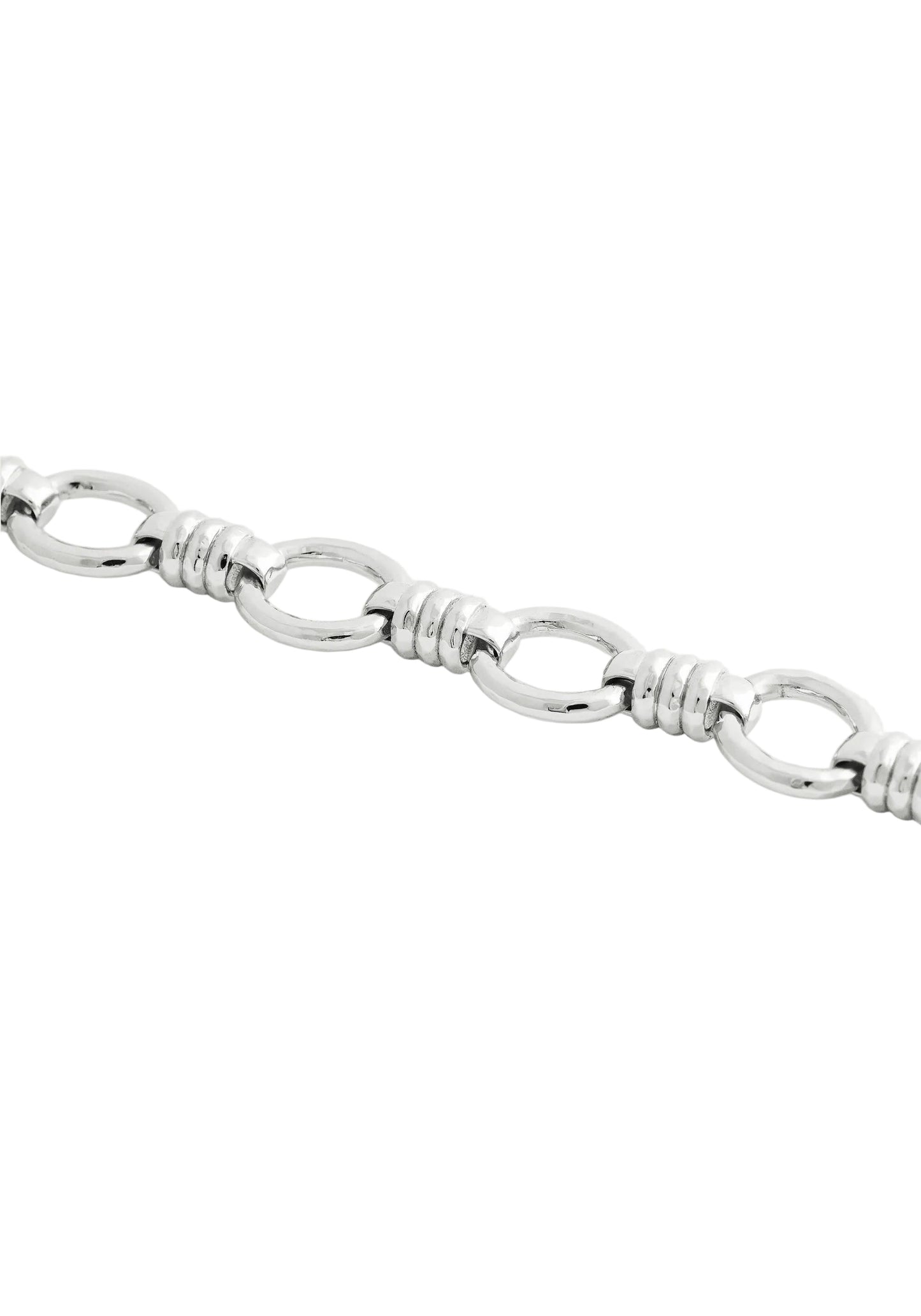 Silver Neptune Chain Bracelet
