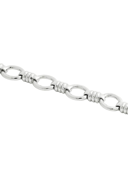 Silver Neptune Chain Bracelet