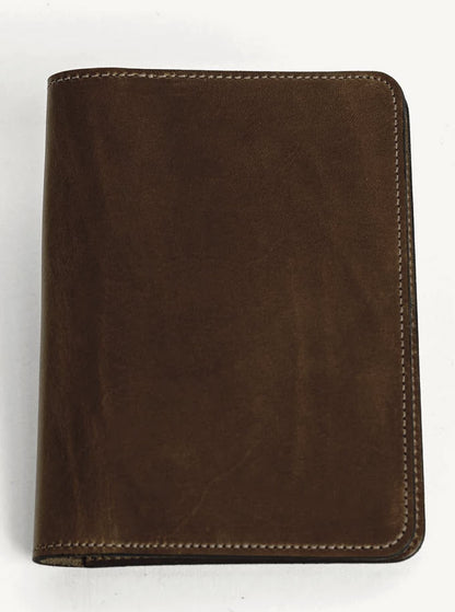 Leather golf scorecard holder