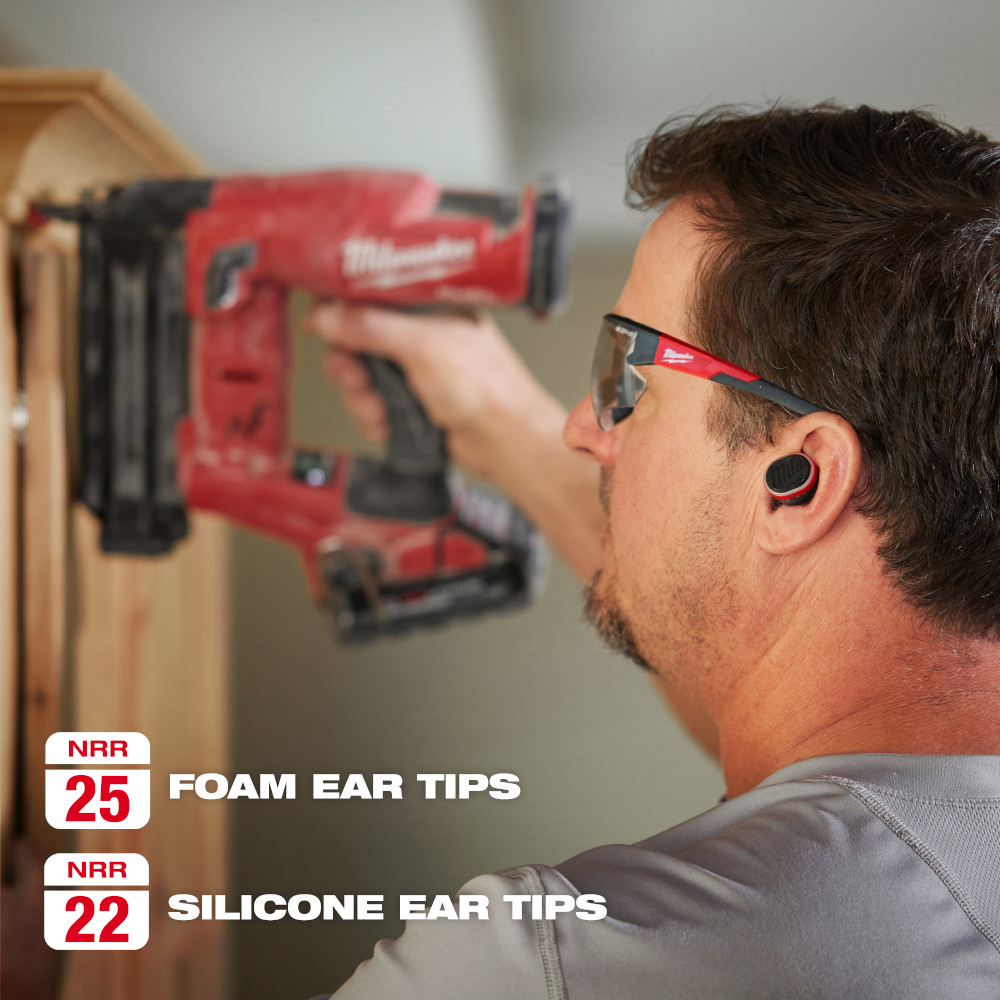 Bluetooth Jobsite Ear Buds W (1) Battery & Usb Charging Case (Cordless)