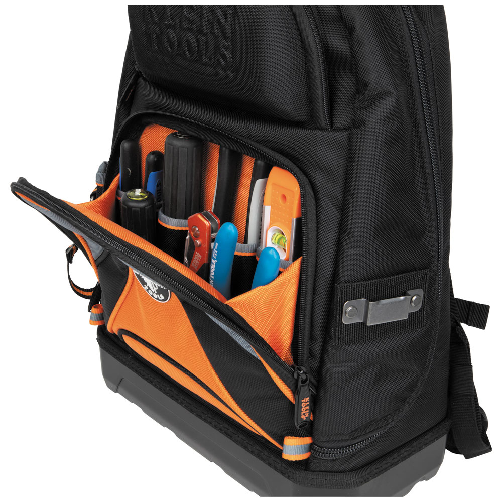 Tool Backpack 1680D Ballistic Weave 39 Pocket Black/Orange