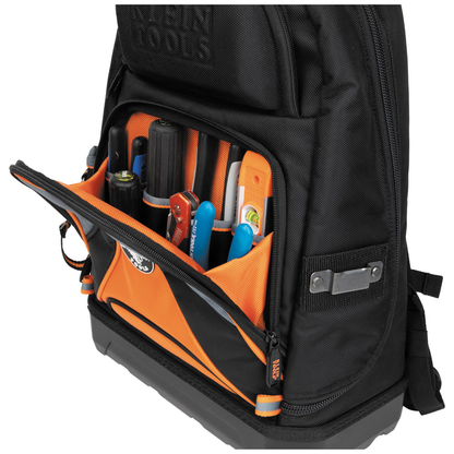 Tool Backpack 1680D Ballistic Weave 39 Pocket Black/Orange