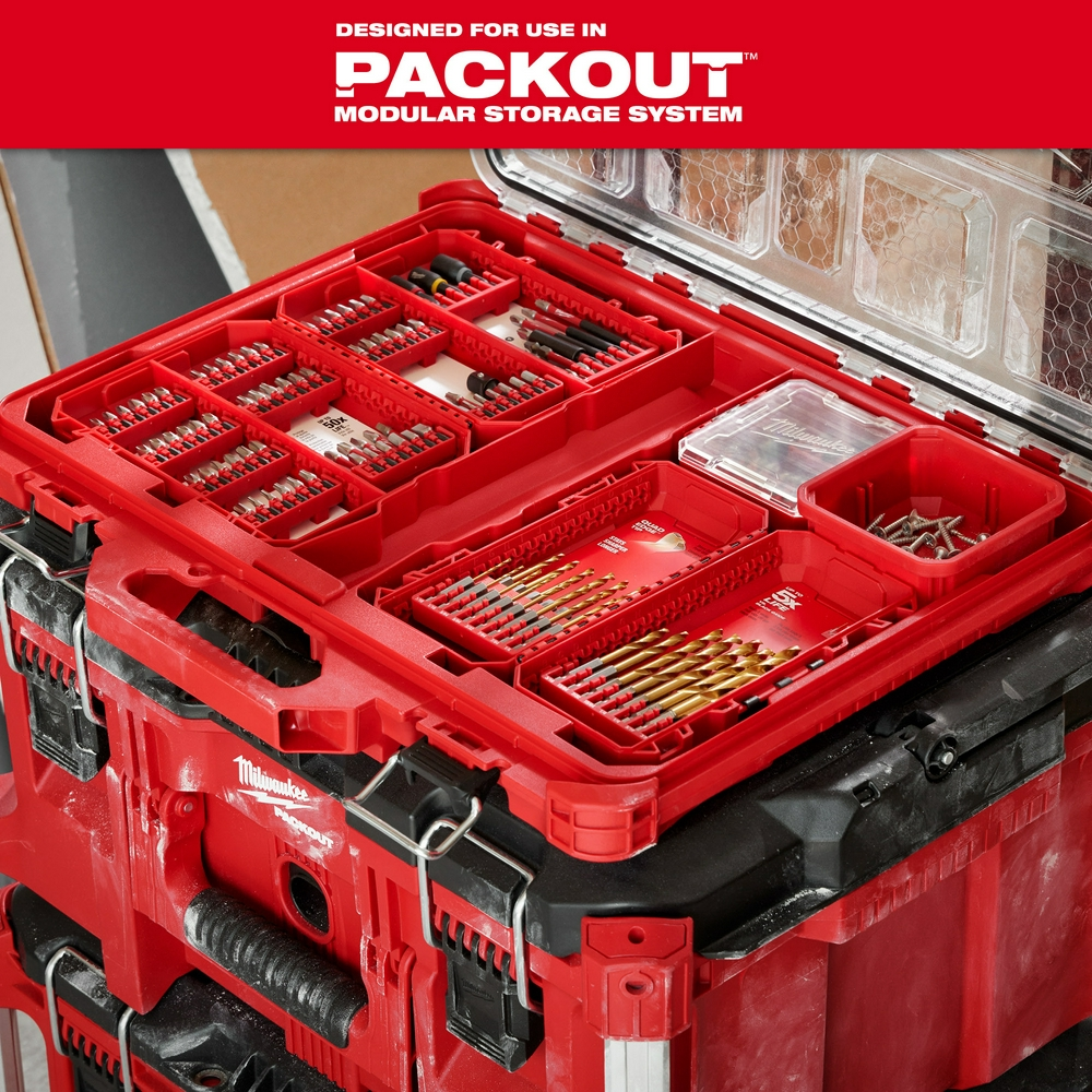 80PC Alloy Steel Screw Driver Bit Set Shockwave Impact Duty