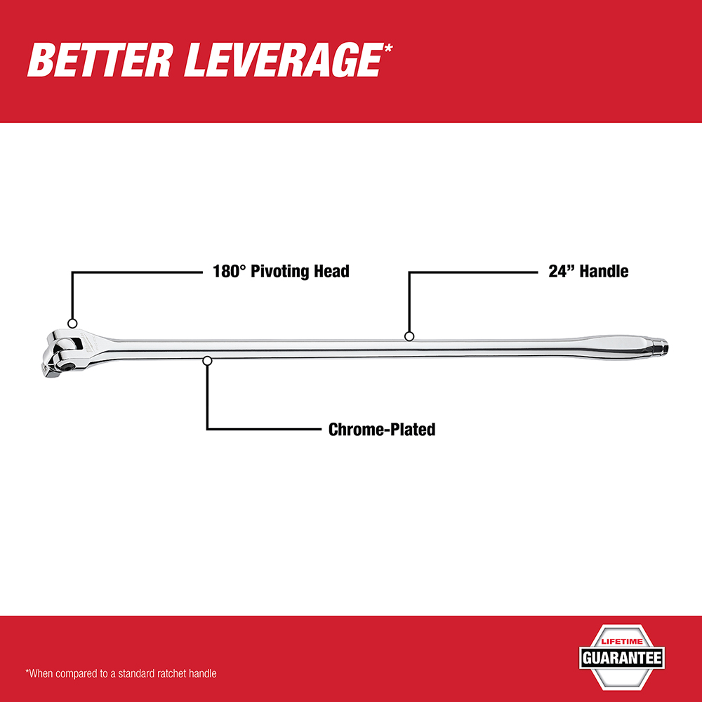 1/2" Drive Breaker Bar 24"