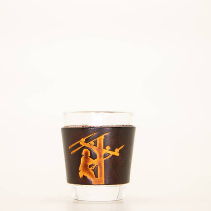 Leather Shot Glass - Lineman