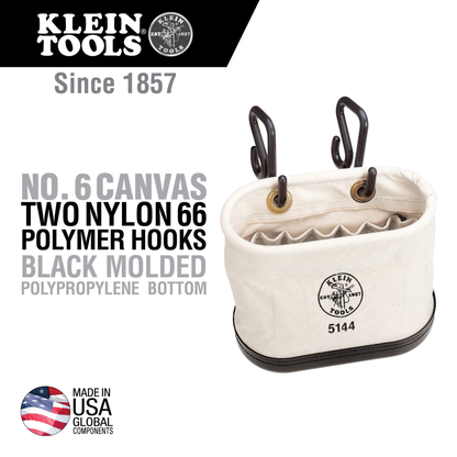 Aerial Basket Oval W 15 Pocket W (2) Nylon Hooks 5144H