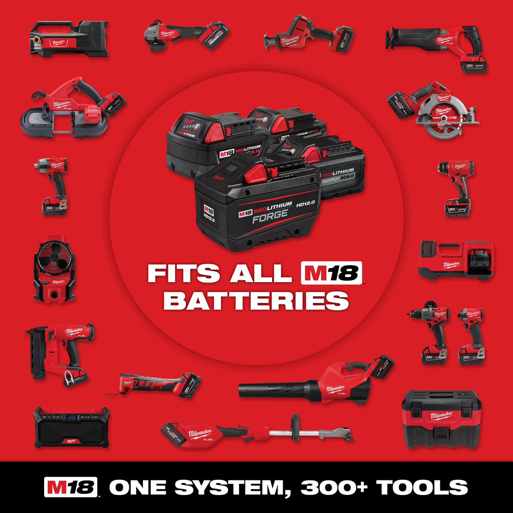 M18 Fuel 2-Tool 1/2" Hammer Drill & 1/4" Impact Driver Combination Kit