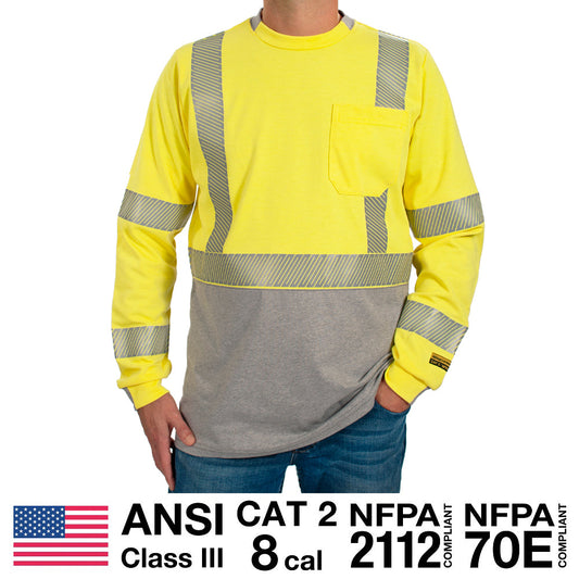 "Tracer" Hi Visibility Flame Resistant T-Shirt