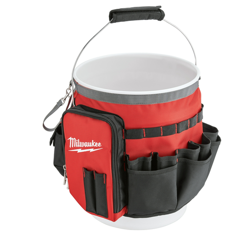 Bucket Tool Organizer 1680 Denier Ballistic Polyester Red/Black