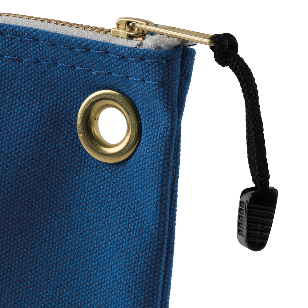 Zipper Bag Canvas Consumables Tool Pouch Blue