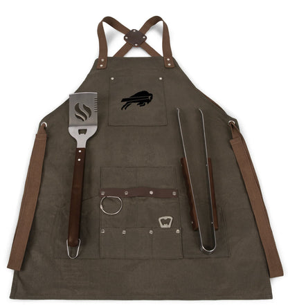 NFL BBQ Apron with Tools & Bottle Opener