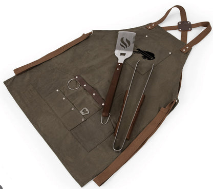 NFL BBQ Apron with Tools & Bottle Opener