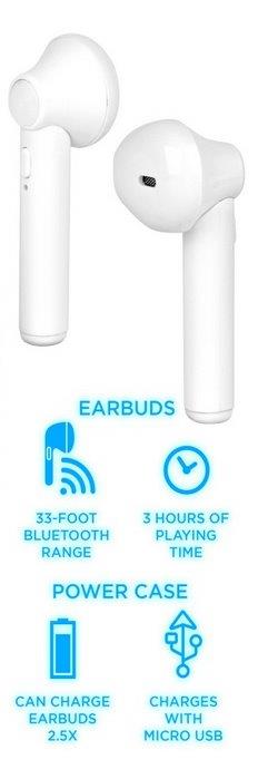 Wireless Multi-Function Earbuds with Self-Cleaning UV-C Charging Compartment