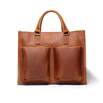 Dagmar Leather Briefcase  & Messenger Bag