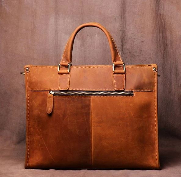 Dagmar Leather Briefcase  & Messenger Bag