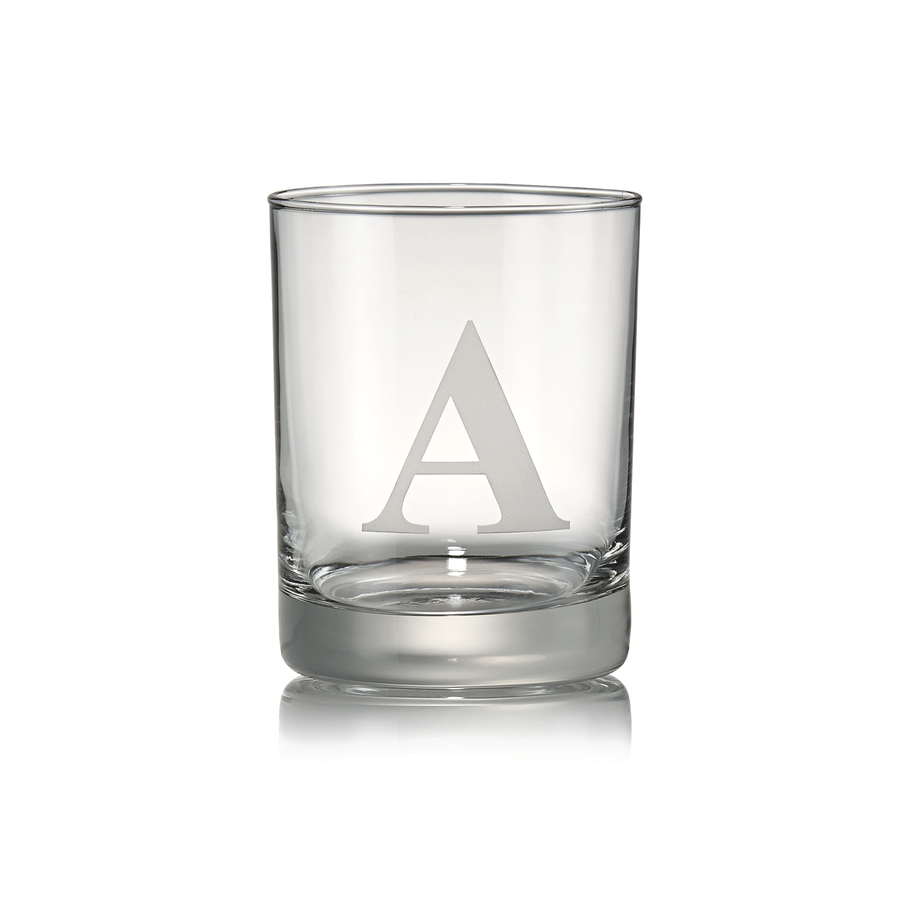 Personalized Glass Double Old Fashion Set of 4