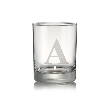 Personalized Glass Double Old Fashion Set of 4