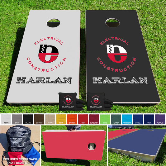 Custom Cornhole Game with Custom Bags