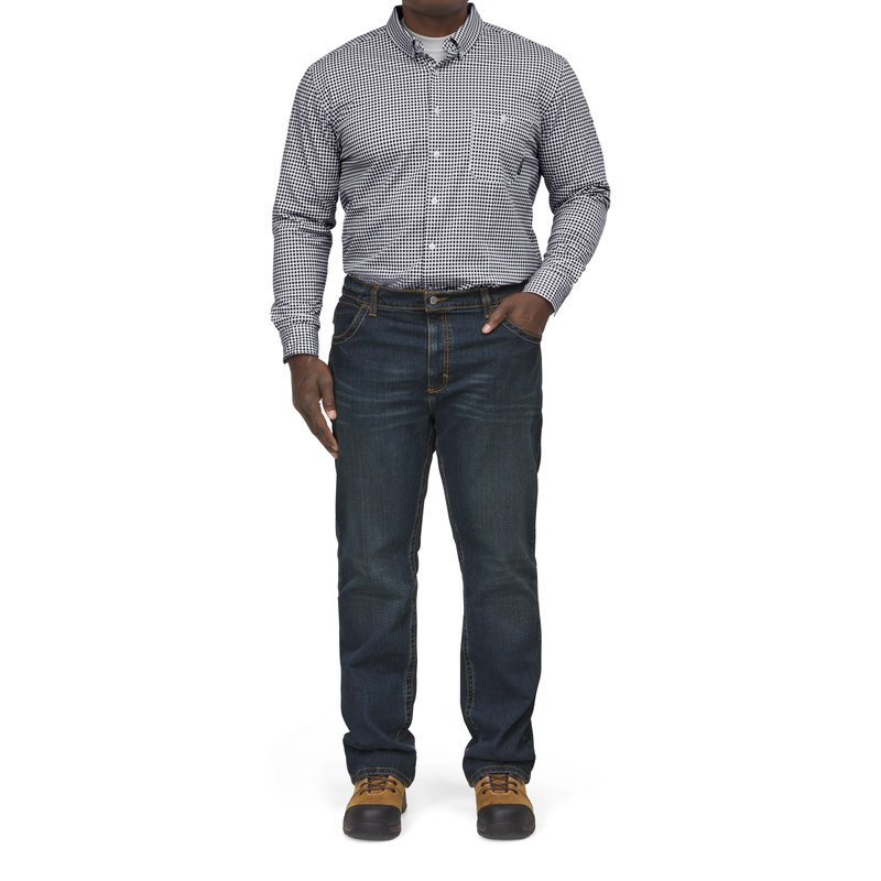Men's Relaxed Fit Bootcut Jean with Stretch
