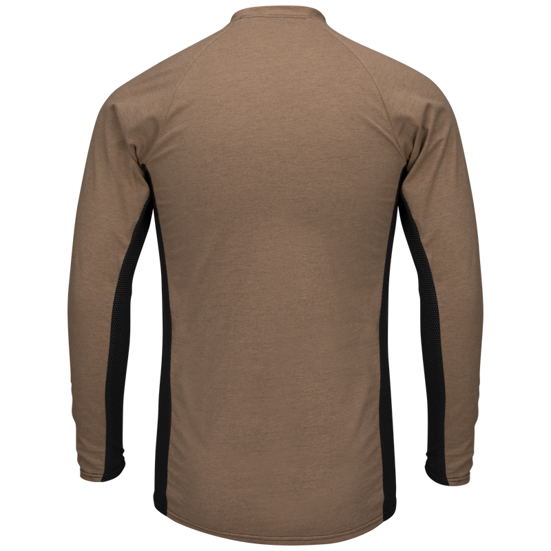 Men's FR Long Sleeve Base Layer with Concealed Chest Pocket