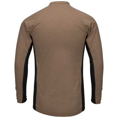Men's FR Long Sleeve Base Layer with Concealed Chest Pocket