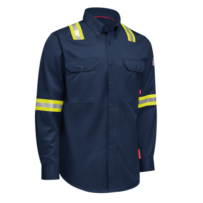 iQ Series Men’s Enhanced-Vis Midweight Comfort Woven Shirt