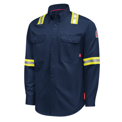 iQ Series Men’s Enhanced-Vis Midweight Comfort Woven Shirt