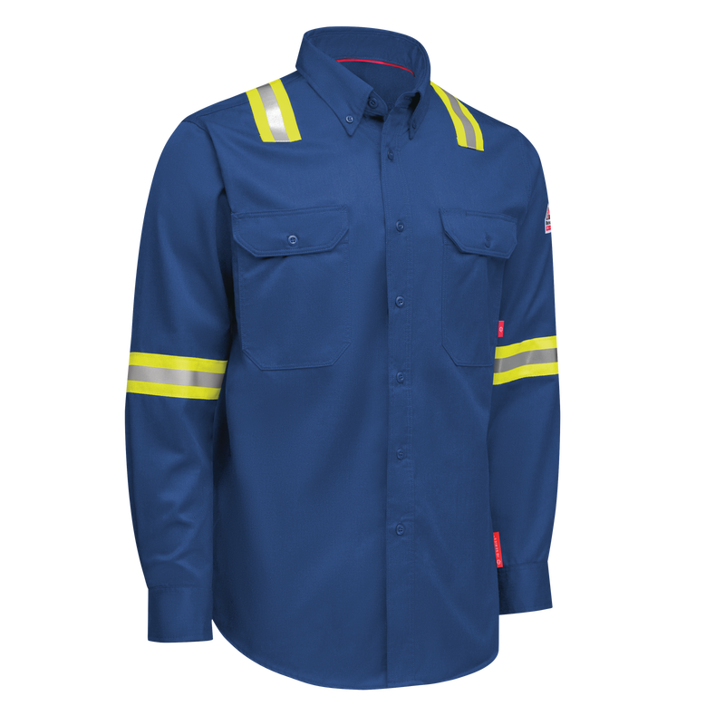 iQ Series Men’s Enhanced-Vis Midweight Comfort Woven Shirt