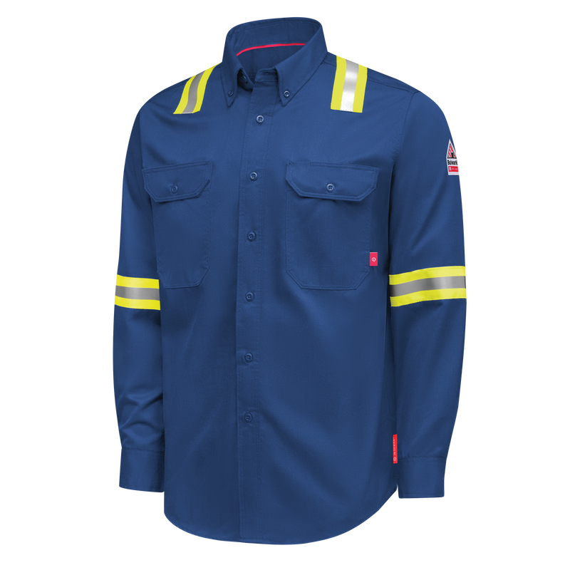 iQ Series Men’s Enhanced-Vis Midweight Comfort Woven Shirt