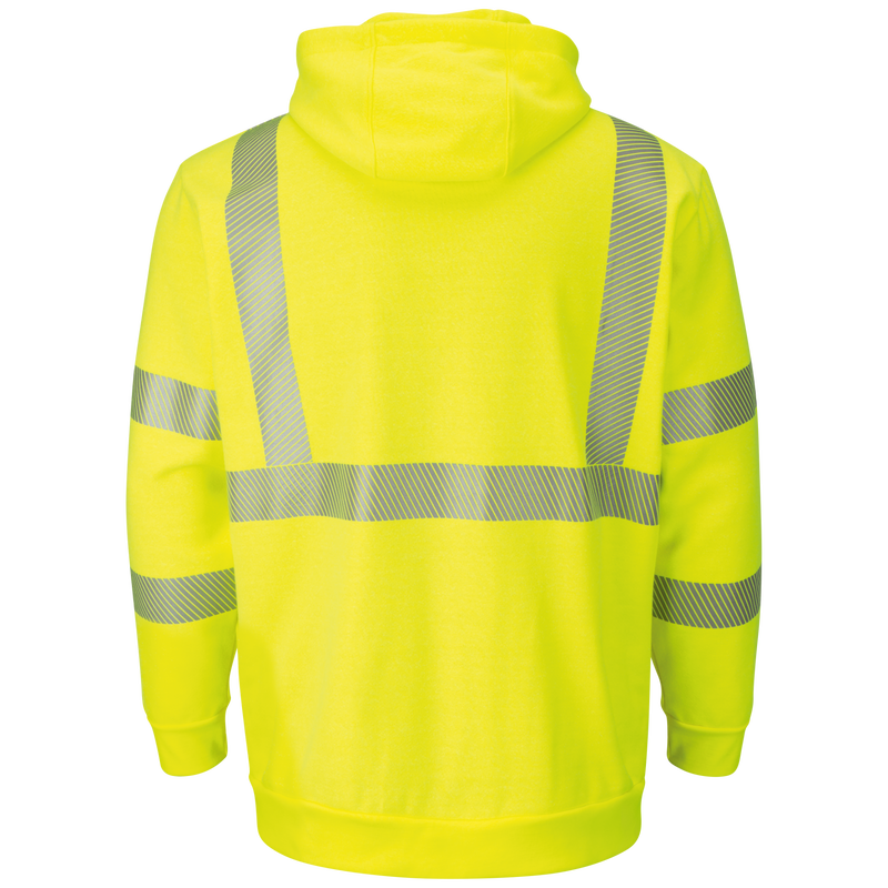 Men's Fleece FR Hi-Visibility Pullover Hooded Sweatshirt