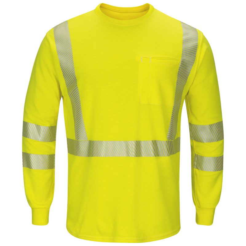 Hi-Visibility Lightweight Long Sleeve T-Shirt with Insect Shield
