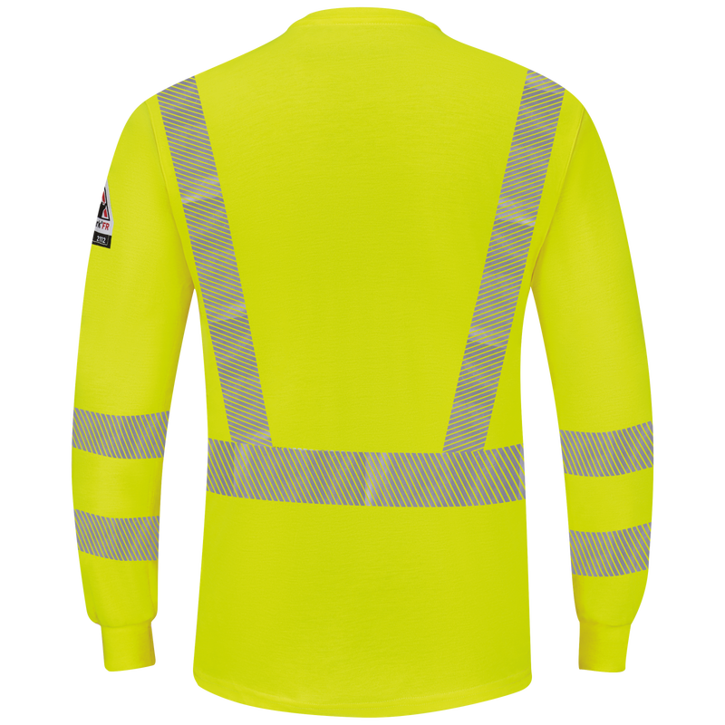 Men's Hi-Visibility Lightweight Long Sleeve Henley