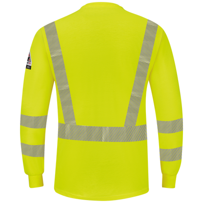 Men's Hi-Visibility Lightweight Long Sleeve Henley