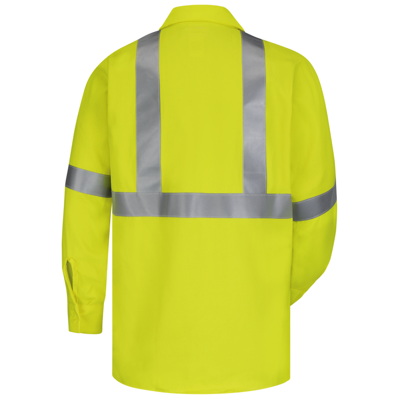 Men's Midweight FR Hi-Visibility Work Shirt