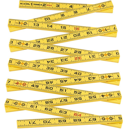 Fiberglass Folding Rule 6' Inside Reading