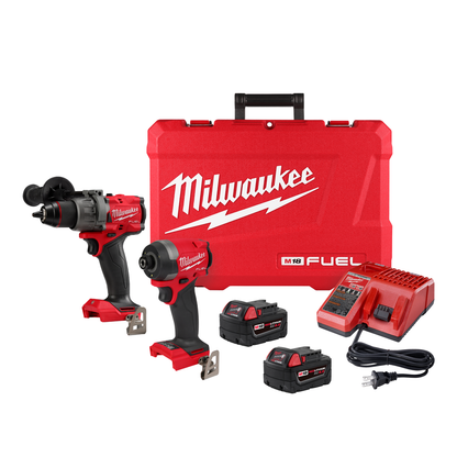 M18 Fuel 2-Tool 1/2" Hammer Drill & 1/4" Impact Driver Combination Kit