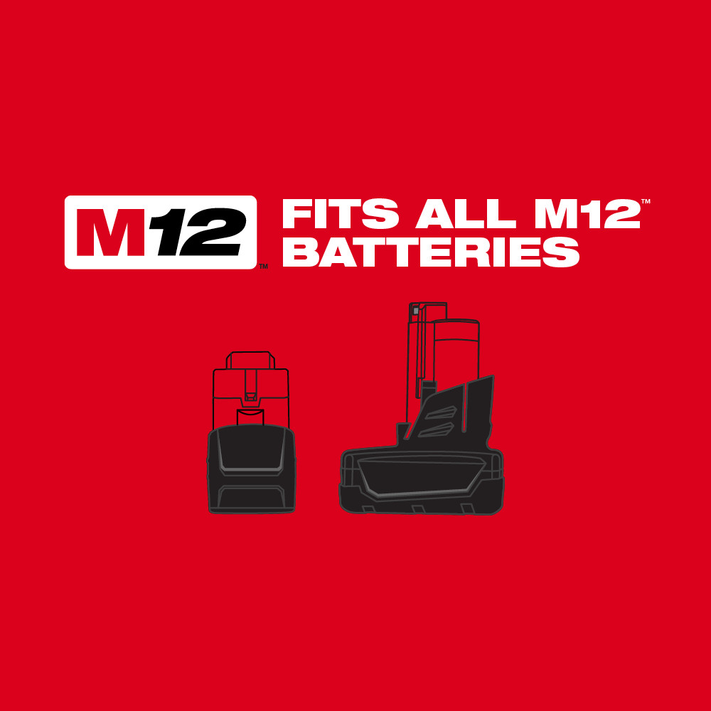 M12 Fuel Surge 1/4" Hydraulic Driver Kit W (2) CP2.0 Battery Charger Bag (Brushless Lithium Ion Cordless)