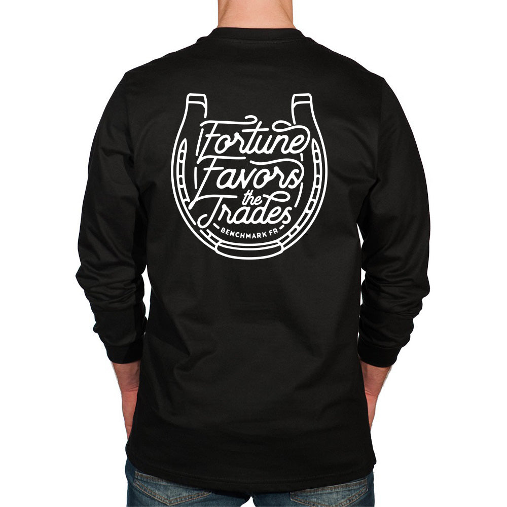 "Fortune Favors the Trades" Horseshoe Flame Resistant Shirt