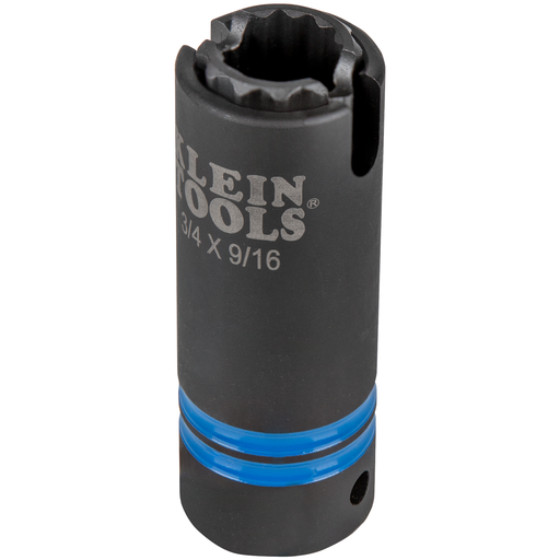 Three-in-One Slotted Impact Socket 12 Point 3/4 & 9/16"