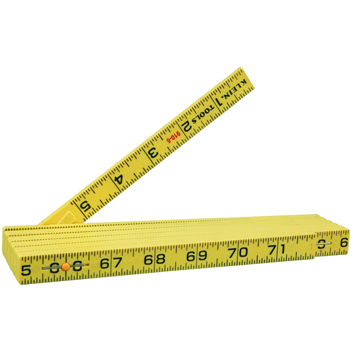 Fiberglass Folding Rule 6' Inside Reading