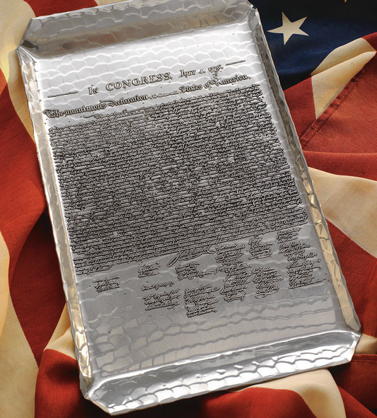 Declaration of Independence Commemorative Tray