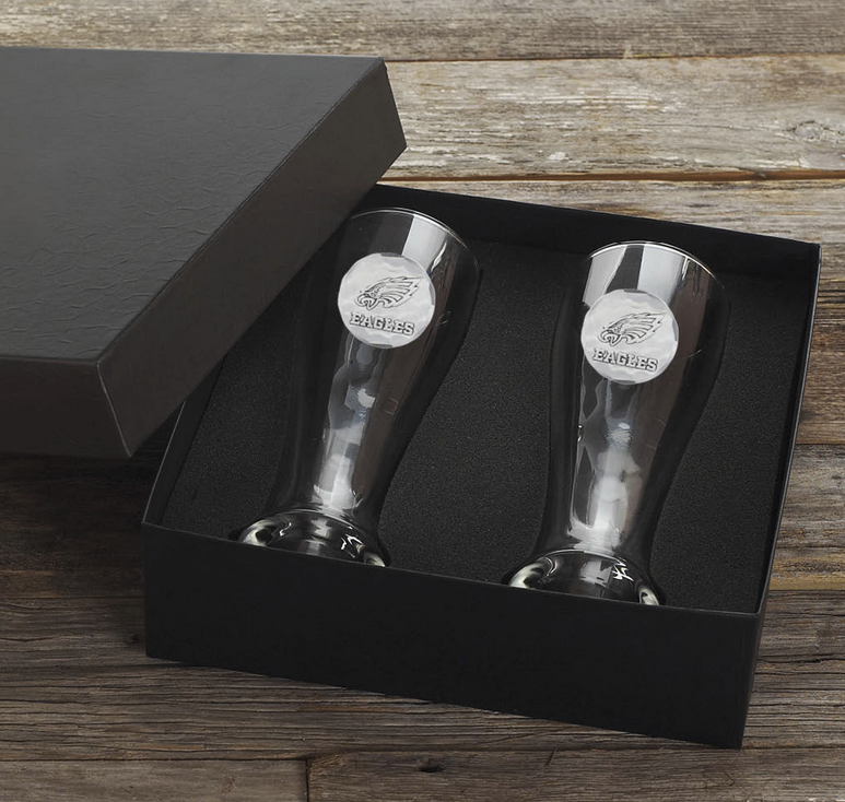 Philadelphia Eagles 2-Piece Pilsner Set